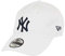 New Era New York Yankees MLB Team White Navy 9Twenty Unstructured Strapback Cap - One-Size