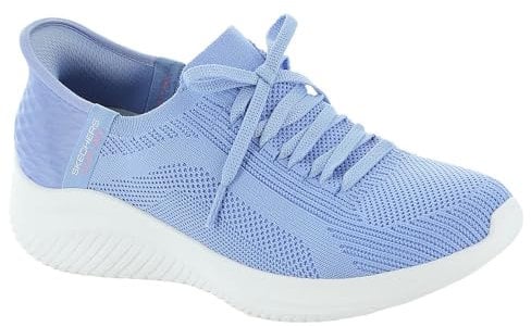 Skechers Ultra Flex 3.0 Brilliant Path, Zapatillas Mujer, Ribete Rosa de Punto Bígaro, 56 EU