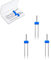 3 Pack Zwillingsnadeln für Haushaltsnähmaschine, Stretchmaschine Doppelnadeln, Doppelnadeln für Nähmaschine, 3 Größen Zwillingsnadeln gemischt 2,0/90, 3,0/90, 4,0/90