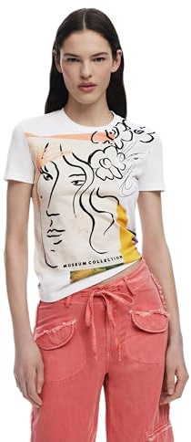 Desigual Damen 25swtkac T-Shirt (1er Pack)