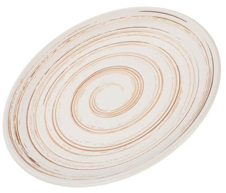 OUNONA Plato de Cerámica para Servir Elegante Vajilla de Estilo Vintage para Filetes Y Ensaladas