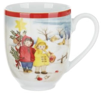 KASANOVA Tazza Mug Natalizia Bambini 440 ml Porcellana