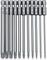 11pcs Torx Screwdriver Bit Sets, 100mm Star Torx Screwdriver Security Bit Set, T6-T40 Hex Screwdrivers Impact Driver Bits Set, Tamper Proof Star Bits for Impact Driver Hand Tools