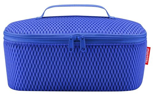 reisenthel coolerbag M Pocket mesh royal Blue – Kühltasche mit Obermaterial aus recycelten PET-Flaschen – Ideal für das Mittagessen unterwegs