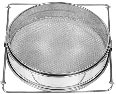 ABOOFAN De Harina Colador De Miel Doble Tamices Para Hornear Uso En La Cocina Material De Acero Inoxidable