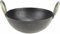 Housetronics Traditional Natural Iron Karahi Kadai Kadhai Iron Wok Balti Dish with Handles Heavy Duty Round Base | 12 Inch