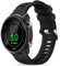 Laffav Kompatibel mit Garmin Forerunner 245 Armband/Forerunner 165 Armband, 20mm Weich Silikon Sport Ersatzarmband für Garmin Vivoactive 5/Vivoactive 3/Venu/Venu Sq/2 Plus/Forerunner 55,Schwarz
