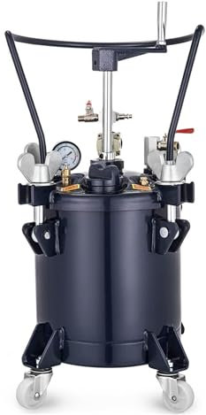 10L 30L Pression Peinture Pot Réservoir Pistolet Pulvérisateur Régulateur De Pression Manuel Auto Air Mélange Agitateur for Peinture Industrielle,Nettoyeur Haute Pression sans Fil Puissant(10L Manual