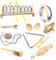 9 PCs Kinder Percussion Musical Toy Orff Percussion Natural Holz Percussion Instruments Musikspielzeug Für Jungen Mädchen
