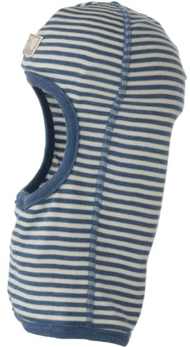 PICKAPOOH Kinder Bosse Sturmhaube, blau Natur Ringel, 48