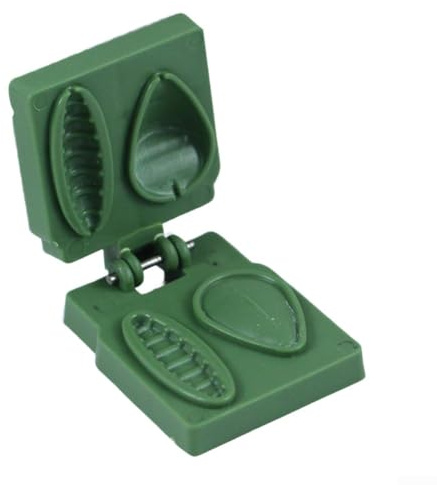Lot de 3 appâts de pêche pour moule avec design 2 en 1 pour pâte et appâts souples, permet une mise en forme rapide et uniforme des appâts pour les pêcheurs à la truite
