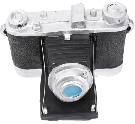 VICASKY Vintage Kamera Modell Dekoration Retro Harz Ornament Fotografie Requisite für Schreibtisch Bar Deko Geschenkidee