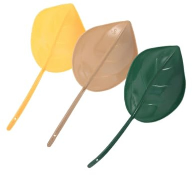 Leaf Funnel, Set of 3, Leaf-shaped Watering Funnel and Watering Funnel for Indoor Plants and Garden, Close to Root Watering Aid, Reusable Plants Watering Aid, 3 Colours