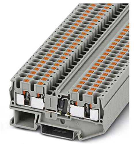 PHOENIX CONTACT PT 4-QUATTRO-DIO 1N 5408/R-L Bauelementreihenklemme mit integrierter Diode 1N5408 1000V Sperrspannung 1.5A 800V 6.2 mm Breite 50 Stück