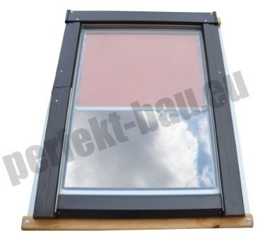 AFG - Skylight Premium Dachfenster Schwingfenster PVC 78 x 118 mit Eindeckrahmen