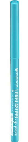 essence cosmetics LONG-LASTING eye pencil, Kajal, 18 Stunden Halt, wasserfest, Nr. 17 tu-tu-tourquoise, blau, definierend, langanhaltend, vegan, wasserfest, Mikroplastik Partikel frei (0,28g)