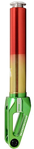 URBANARTT Kompressor Fork Rasta Trottinette Freestyle Mixte Adulte, Multicolore