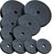 ScSPORTS® Hantelscheiben - Set, 17,5/27,5/30/35/45 kg, Ø 30/31mm, Zement, Kunststoff - Gewichtsscheiben, Hantelscheiben-Set, Fitness Scheiben, Gewichte für Hantel (35 kg (2x7,5+2x5+2x2,5+4x1,25))