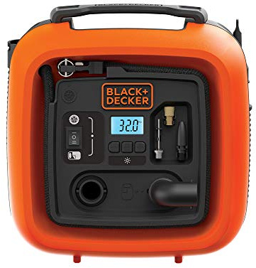 BLACK+DECKER 12 V DC Mehrzweck-Inflator (BDINF12C)