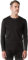 LAPASA Men's Thermal Underwear Top Heavyweight Long Sleeve Shirt Crew Neck Base Layer for Running Cycling Outdoors Activity M26 Black (1 Top) XL