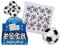 Palleon 12er Set Magisches Baumwoll Handtuch Fußball & Einhorn Zauberhandtuch Fußball