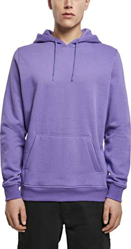 Build your Brand Men BY011-Heavy Hoody Heavy Hoody, ultraviolet, L