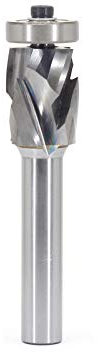 Yonico 33201 Bottom Bearing Ultra-Performance Compression Flush Trim Router Bit 1/2-Inch Shank