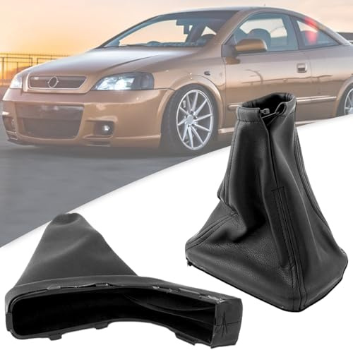 Perilla de cambio de marchas Polaina Funda de arranque Cuello Cubierta de freno de mano para Astra II G 1998 1999 2000 2001 2002 2003-2010