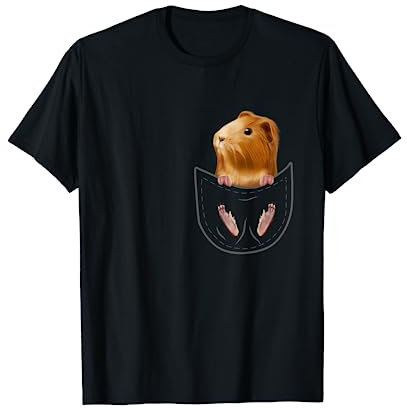 Guinea Pig Clothes Pocket Animal Cavy Outfit Gift Guinea Pig T-Shirt