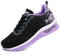 FLARUT Scarpe da Ginnastica Corsa Sportive Fitness Donna Running Sneakers Basse Interior Air Casual all'Aperto(Viola,41)