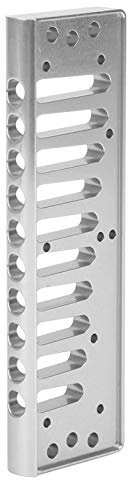 Harmonica Comb for HOHNER SP20, 10Hole Comb Harmonica Part, Blues Harp Comb Part for HOHNER SP20 Aluminum Alloy Harmonica Accessory(Silver)