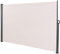 CLP Garten-Sichtschutz Lovington I Ausziehbare Seiten-Markise I UV-Schutz, Farbe:Creme, Größe:180x300 cm