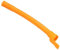 AUTOZOCO Varilla de nivel aceite, cánula varilla motor, Embudo Aceite motor, guía de medir aceite automovil, OEN 38103663, Compatible con VAG, Longitud 25.5 cm, Plástico, Naranja