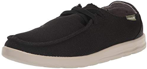 Sanuk Malla Shaka, Zapatillas Hombre, Black, 46.5 EU