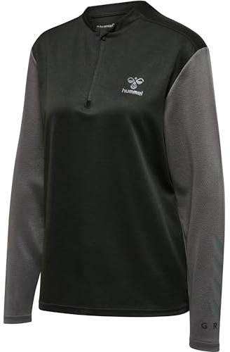 hummel hmlONGRID Halfzip Sweatshirt Damen schwarz, M Damen