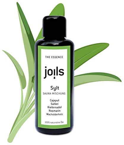 JOILS® Saunaaufguss SYLT, 100ml, 100% naturreines Öl für Ihre Sauna, ätherisches BIO-Saunaöl vom Familienbetrieb aus dem Schwarzwald