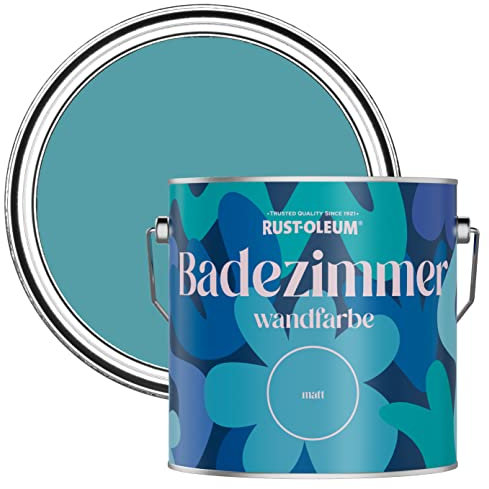 Rust-Oleum Blue Water-Resistant Bathroom Wall & Ceiling Paint - Belgrave 2.5L