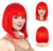 Rote Bob Perücke Damen Kurze Bob Perücke Perücke Rot Bob Velma Perücke Perücke Damen Rote Perücke Mit Pony Bob Perücke Bob Perücke Rot Damen Perücke Bob Rot Perücke Kurze Rote Perücke Cosplay