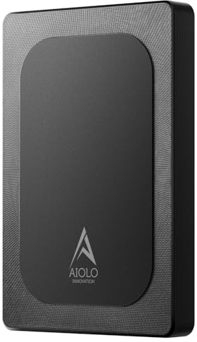 Aiolo Innovation Hard Disk Esterno 320GB-Ultra Slim Memoria Esterna PC | Portatile, USB3.0, Per PC, Macbook, PS4, PS5, Xbox Series S, Xbox Series X, TV, SATA 2,5'' HDD Storage