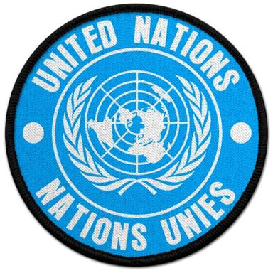 Copytec Patch Vereinte Nationen United Nations UN UNO VN unies Blau Helm #40746