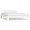 Gecheer Bed Frame King Size Bed Wooden Bed Base Bedroom Furniture with Underbed Storage White Solid Pine Wood 160x200 cm