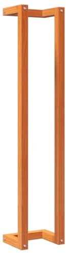 vidaXL Handtuchhalter Wax braun 23x18x110 cm Massivholz Kiefer