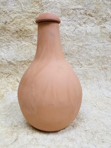 GROW-WIN Ollas zur Bewässerung für Gemüsegarten, 1,5 l, Terrakotta, mikroporös, spart bis zu 60 % Wasser