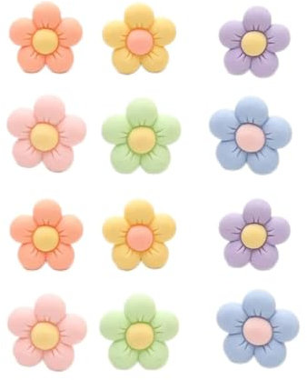 12 Stück Blumenförmige Auto Lufterfrischer Clips Lufterfrischer-Kit Duftstecker Auto Duft Innenraum mit 24 Dufttabletten Geliefert Wiederverwendbar, Geeignet für Autos, Wohnzimmer, Büros