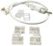 Jandei – Kit de Conexión para Tira LED COB 220V. Incluye Enchufe, Conectores “L” y Capuchones Finales