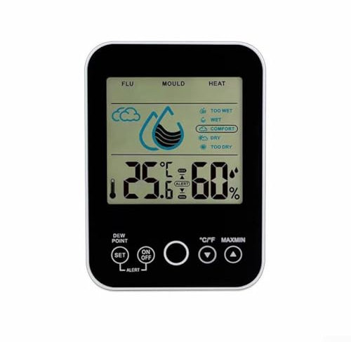 Termostato digitale compatto e igrometro per tenerti informato sulle condizioni della stanza
