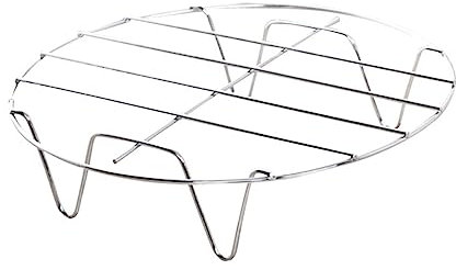 GREENADSCAPE 2piezas Rejilla Para Cocinar Al Vapor Acero Inoxidable Soportes Redondos Utensilios De Cocina Bandeja De Vapor