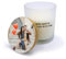 Velas personalizadas con tapa de madera. Velas aromáticas para decoración. Velas para San Valentín personalizadas con nombre. Regalos originales para eventos. (1 Foto)