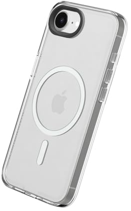 RhinoShield Clear Hülle für MagSafe für iPhone 17e / 16e | Starker Magnet, Anti-Vergilbung, transparent, hohe Klarheit, stoßfest, Fallschutz nach Militärstandard