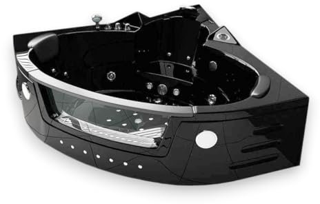 Baignoire Balnèo Baignoire d'angle 2 places 150 x 150 cm - Mykonos